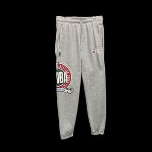 NBA Basketball Jogger Sweatpants Grey Mens Size S Western Conference Comfort